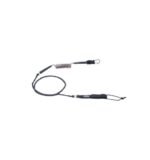 ION Wing Board Leash Core Hybrid Carabiner black