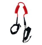 Kaohi calf leash (with grip) - double coil 6' x 8mm