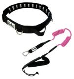 Kaohi leash double coil with belt