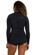 Billabong Spring Fever 2mm LS Backzip Shorty Women Wetsuit